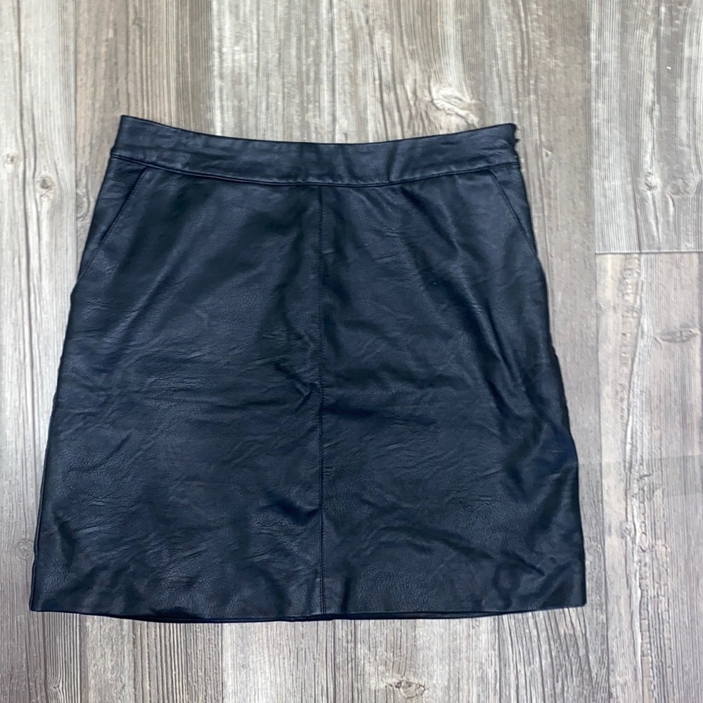Topshop Leather skirt